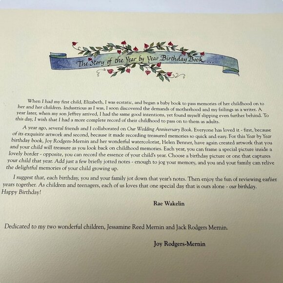 Year by Year Memories Book: Birthday Album Talus 1998  Rae Wakelin Vintage - Picture 9 of 16